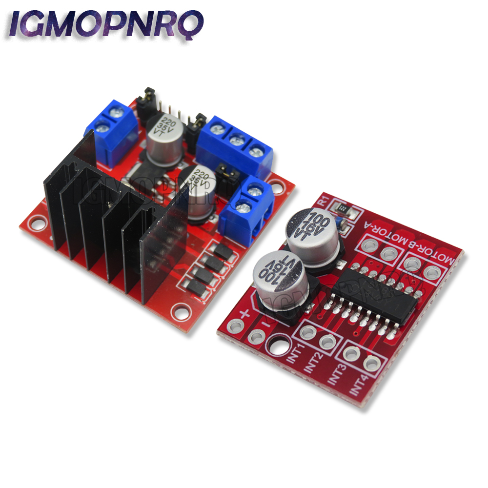 Motor Driver L298N - แผงวงจรไดรเวอร์ L298N 298N สเต็ปมอเตอร์อัจฉริยะรถหุ่นยนต์เบรดบอร์ด Peltier L298พลังงานสูงจอ