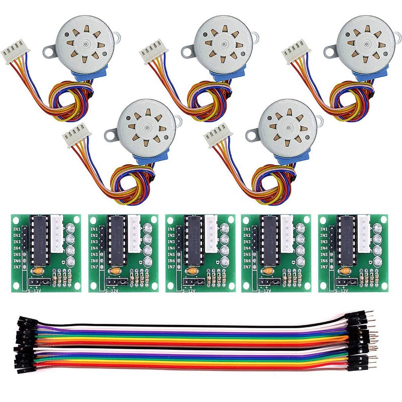 Uln2003 Driver - 5 ชุด ULN2003 28BYJ-48 5V Stepper
