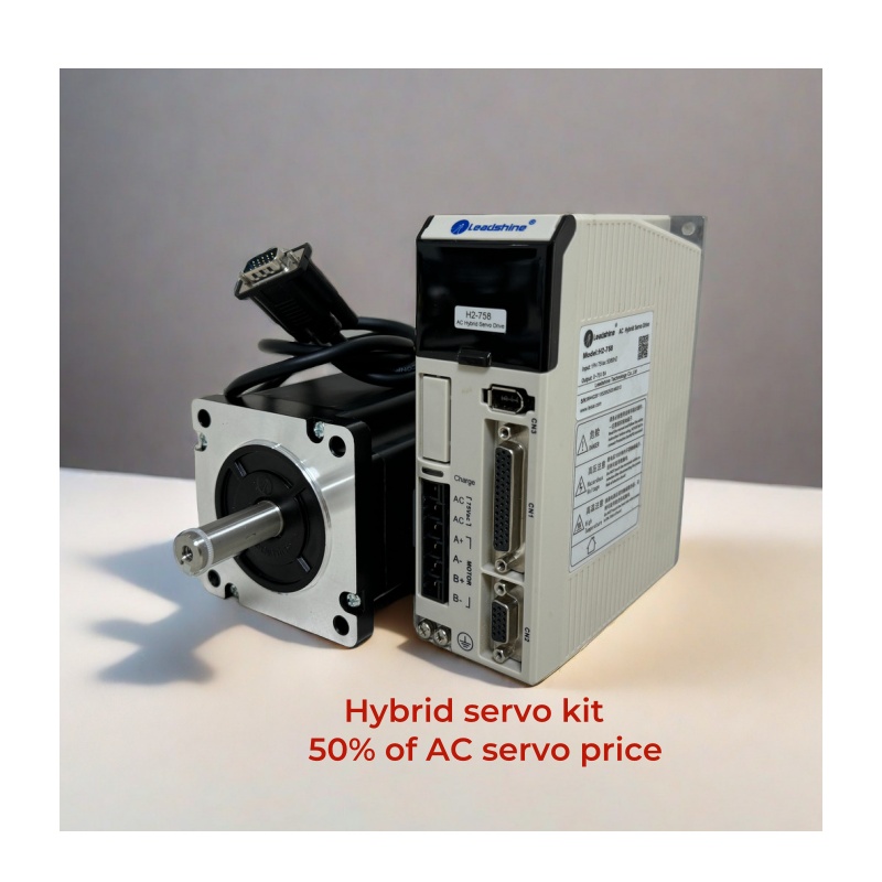 Servo Kit - ชุดมอเตอร์เซอร์โว CNC แบบไฮบริด Leadshine H2 758
