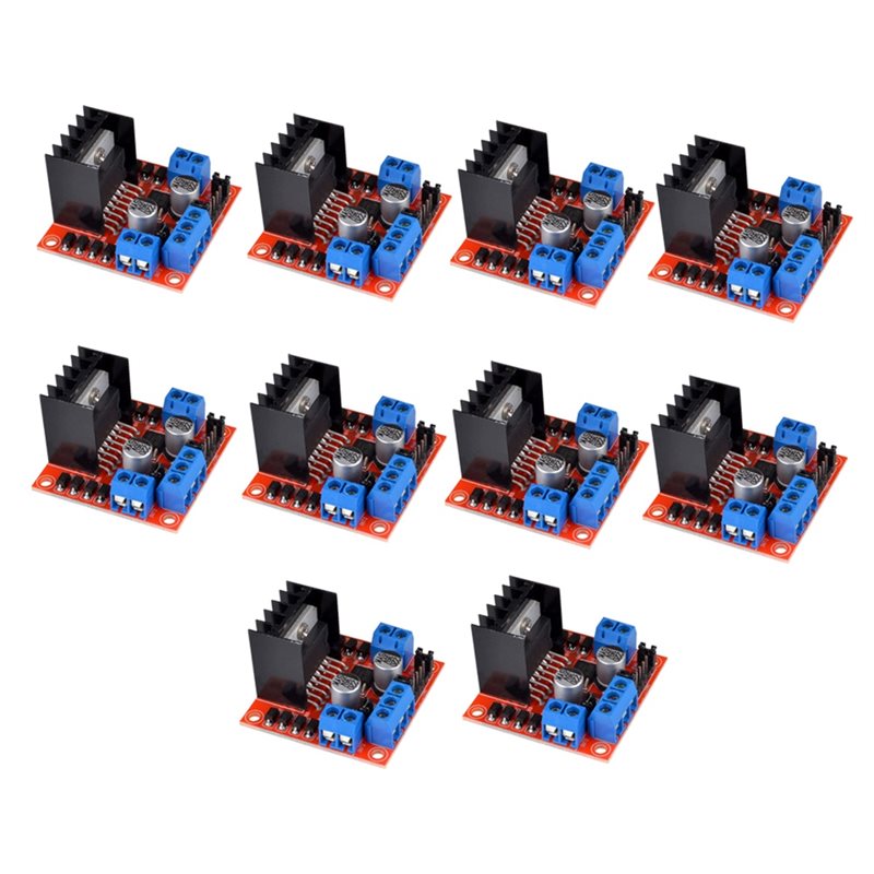 Motor Driver L298N - บอร์ดควบคุมมอเตอร์ Robot Breadboard L298N พร้อมไดรเวอร์มอเตอร์ 10