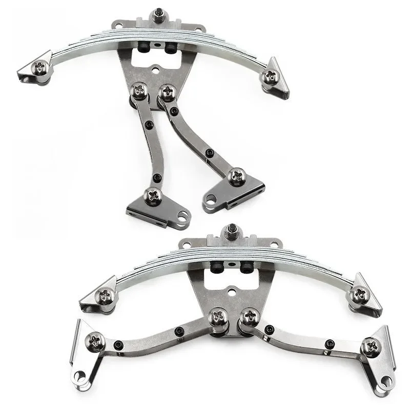Servo Pan Tilt - ชุดตะขอเกี่ยวยกแผ่นสปริงเหล็กสำหรับรถบรรทุกพ่วง RC ขนาด 1/14 ของ Tamiya
