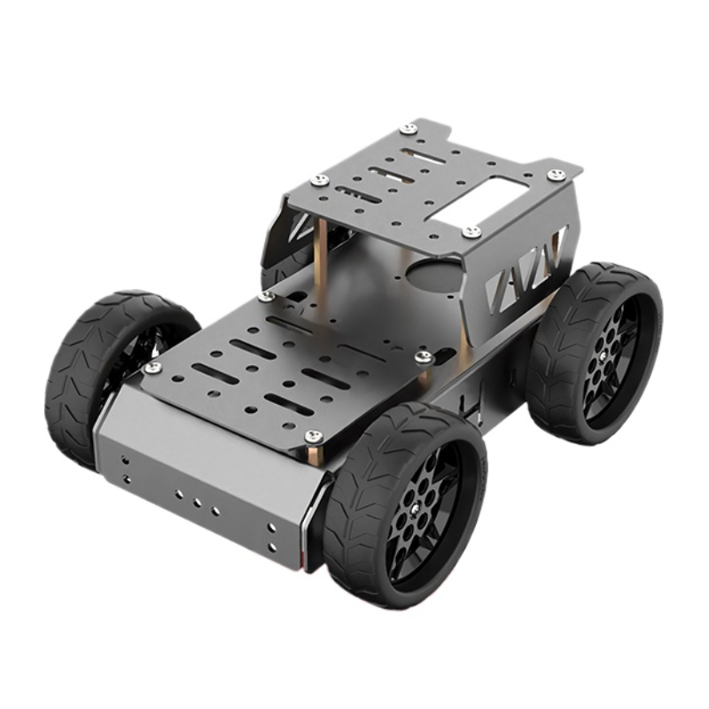 Tracked Robot Chassis - รถเข็นไฟฟ้าสี่ล้อกรอบอลูมิเนียมสมาร์ทรถสําหรับ Arduino/Raspberry Pi Robot DIY Kit