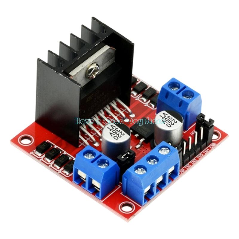 Motor Driver L298N - โมดูลไดรเวอร์ L298N ควบคุมมอเตอร์คู่ 462D รองรับแรงดันไฟฟ้าสูงถึง 46V