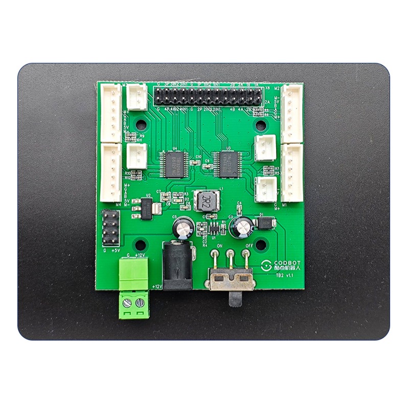 Motor Driver L298N - โมดูลขับเคลื่อนมอเตอร์ TB6612 พร้อมไดรเวอร์ L298N สำหรับรถสมาร์ทคาร์ แบบสี่ทิศทาง
