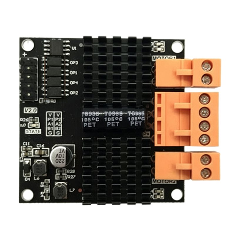 Motor Driver L298N - โมดูลขับมอเตอร์แบบมีแปรงถ่าน HLZS-DC 12V/24V 12A 2 ช่อง