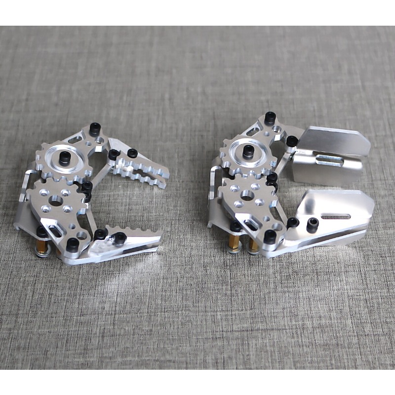 Robot Gripper Claw - กริปเปอร์โลหะสำหรับหุ่นยนต์, ตัวจับยึดปลายแขนหุ่นยนต์พร้อมขายึดขนาด 20A