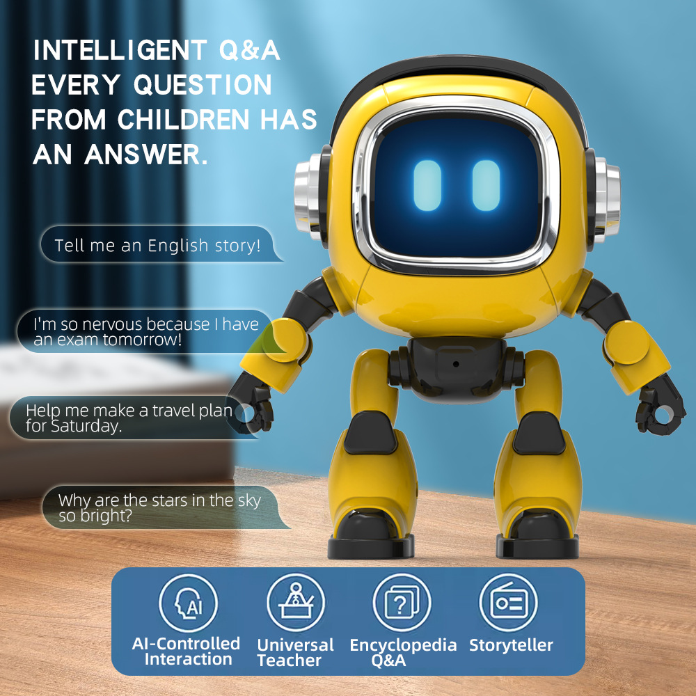 Robot Remote Control - หุ่นยนต์ DeepSeek AI ควบคุมด้วยเสียง พร้อมฟังก์ชันเล่านิทาน สารานุกรม