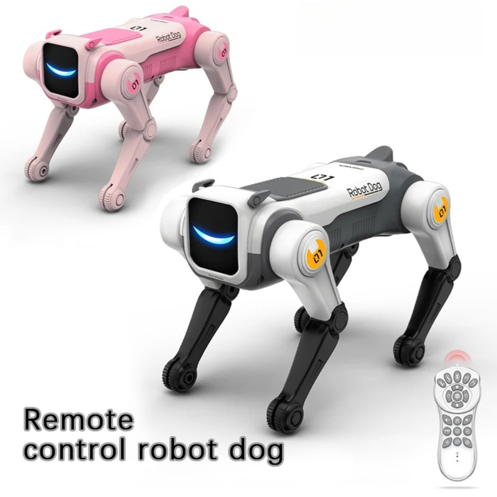 Robot Remote Control - หุ่นยนต์สุนัขควบคุมระยะไกลอัจฉริยะ รุ่นไบโอนิค ควบคุมด้วยเสียง ของเล่นไฟฟ้า ของขวัญวันเกิด
