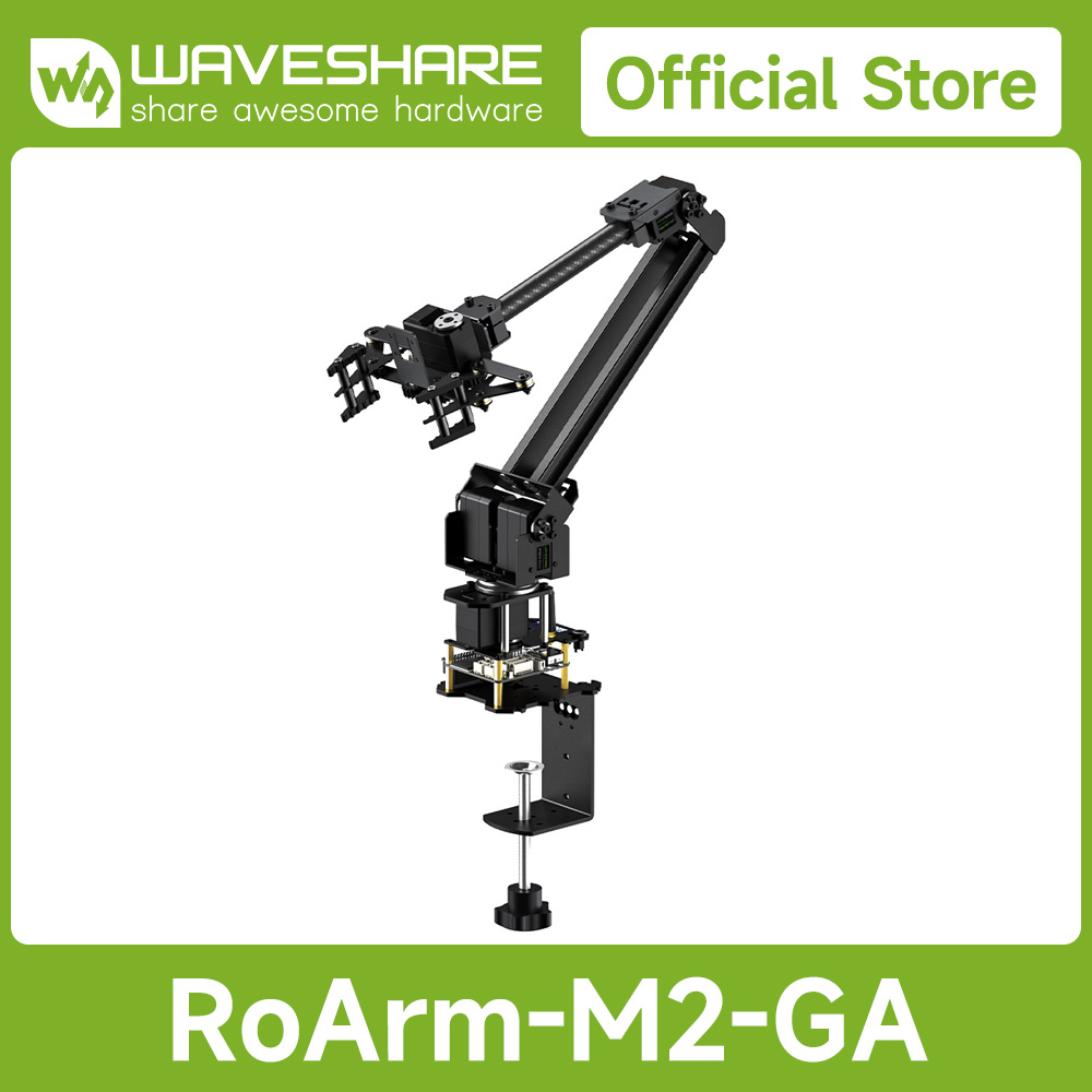 Servo Kit - ชุดแขนหุ่นยนต์ตั้งโต๊ะ Waveshare 3+1 DOF แบบแรงบิดสูง ใช้บัสแบบอนุกรม