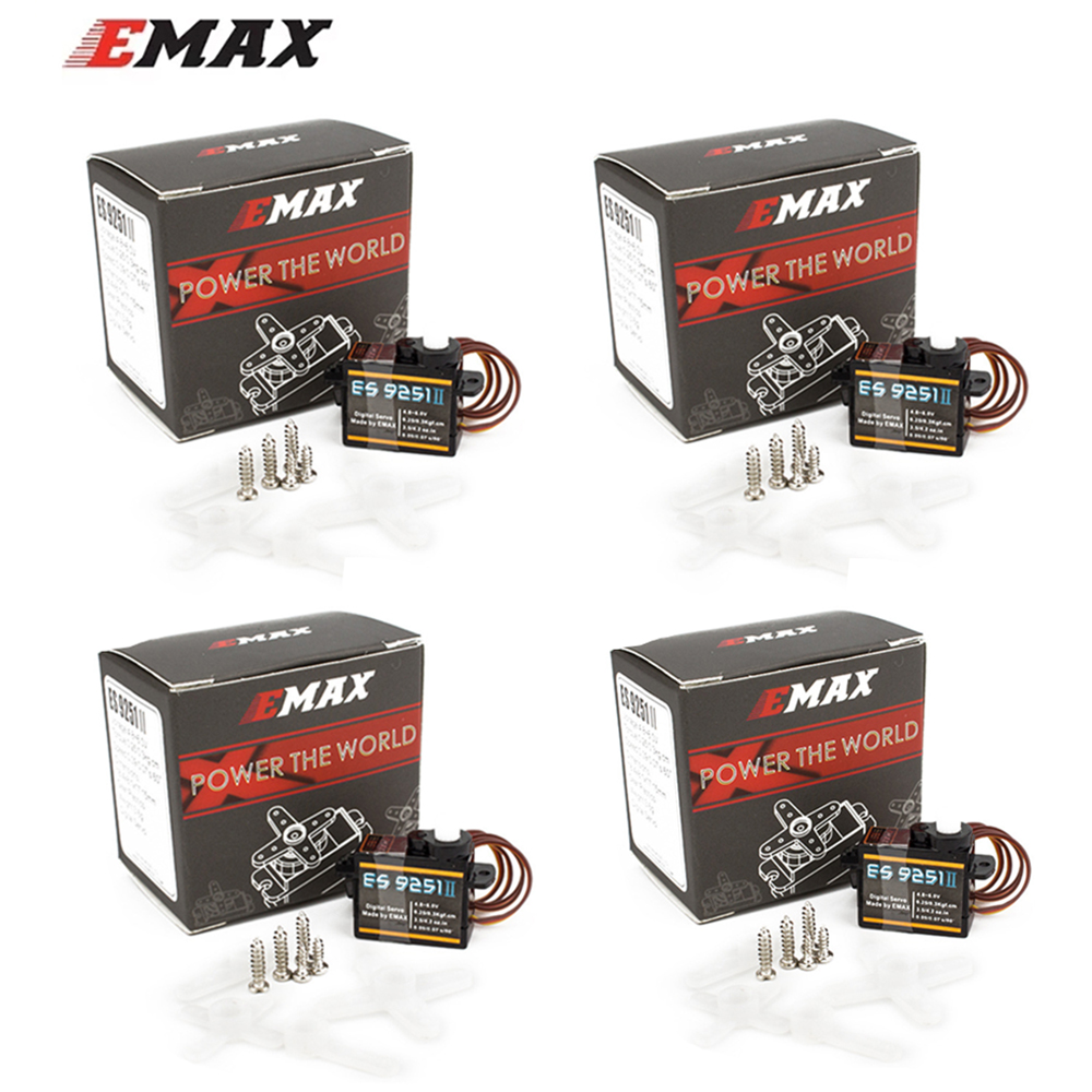 Micro Servo - เซอร์โวมอเตอร์ดิจิตอลขนาดเล็ก EMAX ES9251II ES9251 4g 0.27