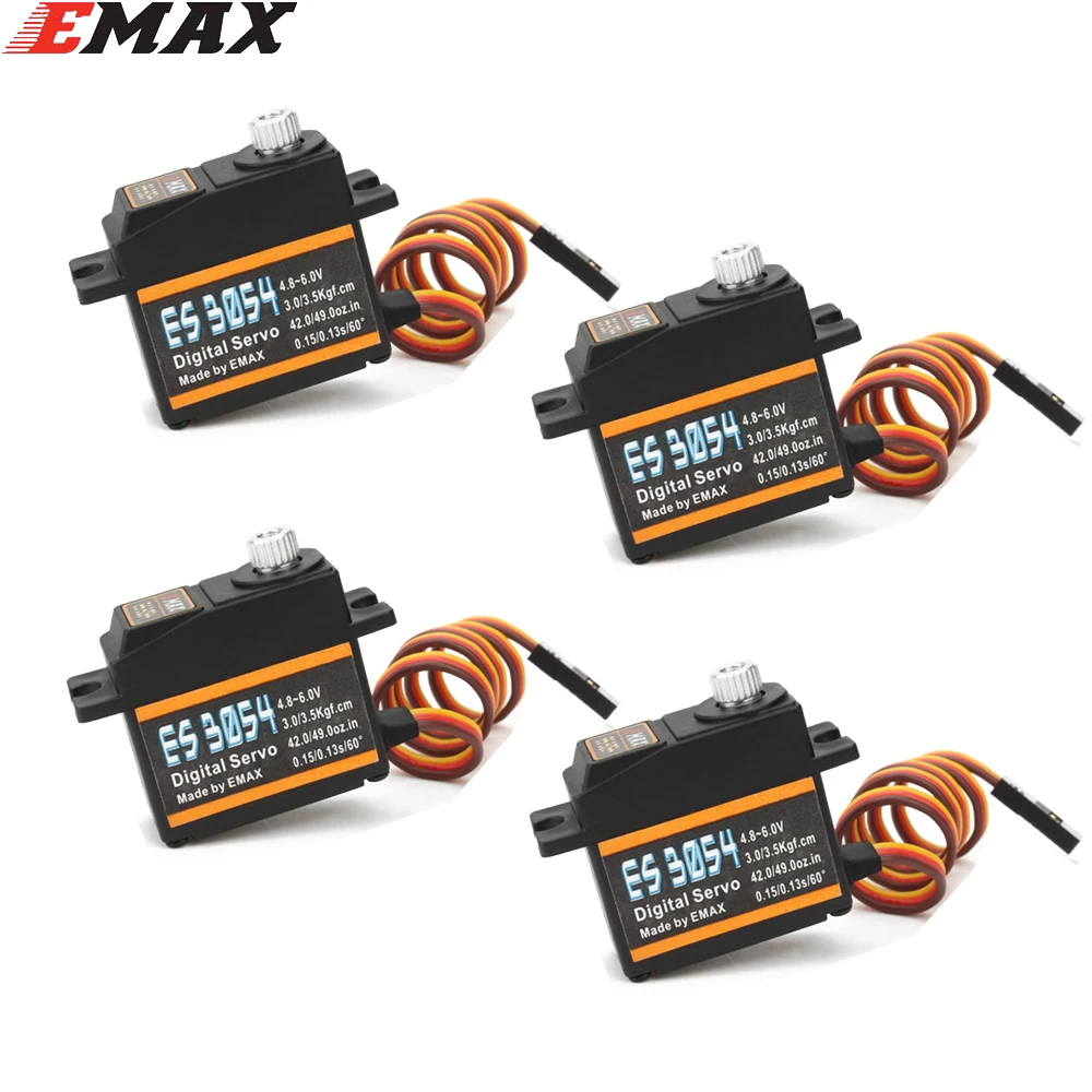 Sg90 Servo - Emax ES08MD ES08MDII II ES08A SG90โลหะขึ้นเซอร์โวดิจิตอลสำหรับเกียร์