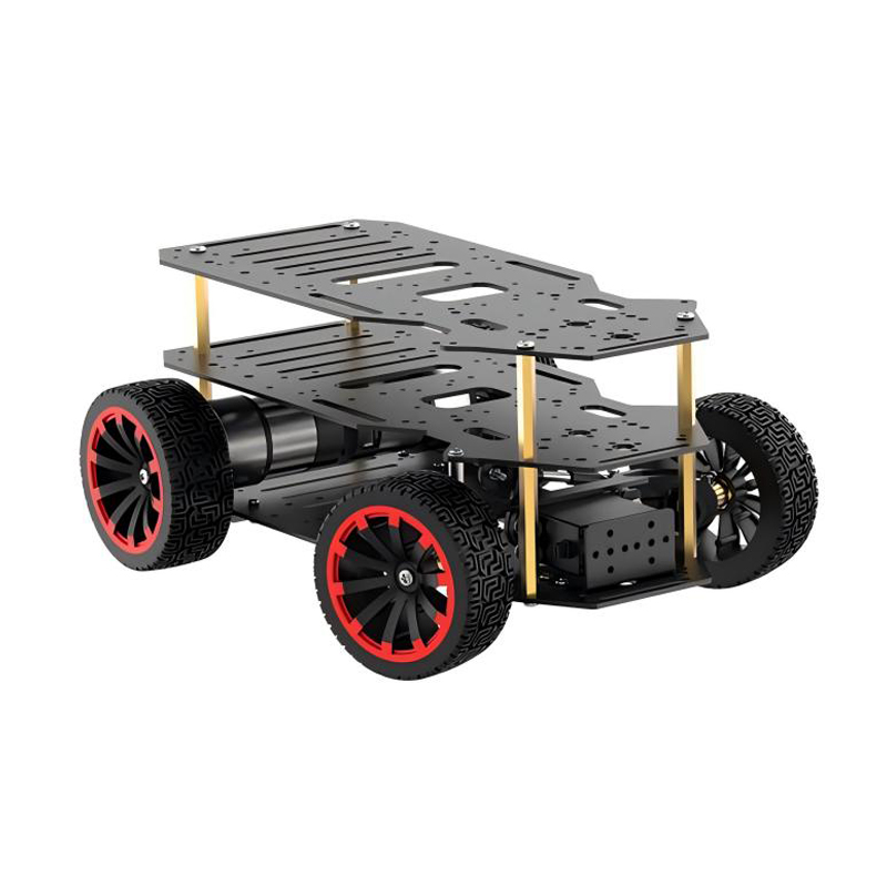 Tracked Robot Chassis - โหลด 5 กก.4WD หุ่นยนต์รถโลหะ Ackerman RC