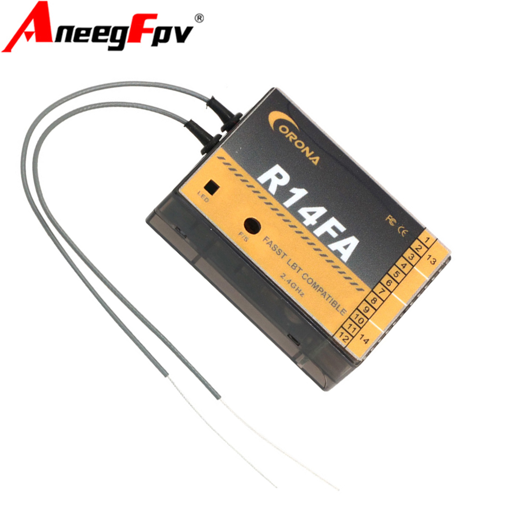 Micro Servo - ตัวรับสัญญาณรุ่น Corona R14FA 14CH สำหรับรุ่น 10C