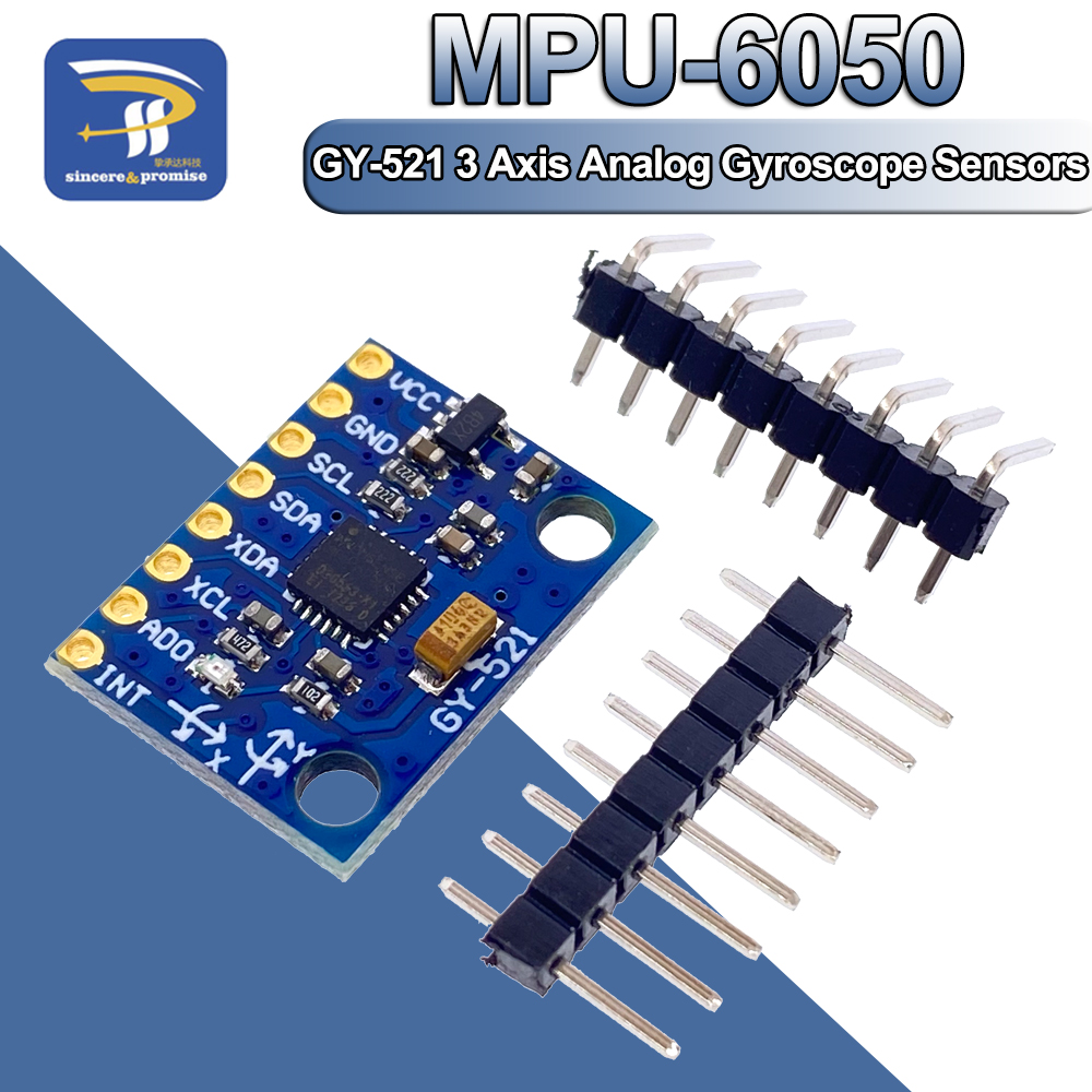 Accelerometer Mpu6050 - 1ชุด IIC I2C GY-521 MPU-6050 MPU6050