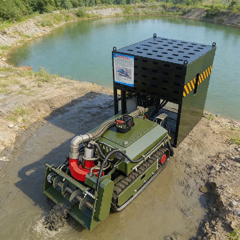 หุ่นยนต์ขุดดินใต้น้ำขนาดกะทัดร - Tracked Robot Chassis บทวิจารณ์และราคา