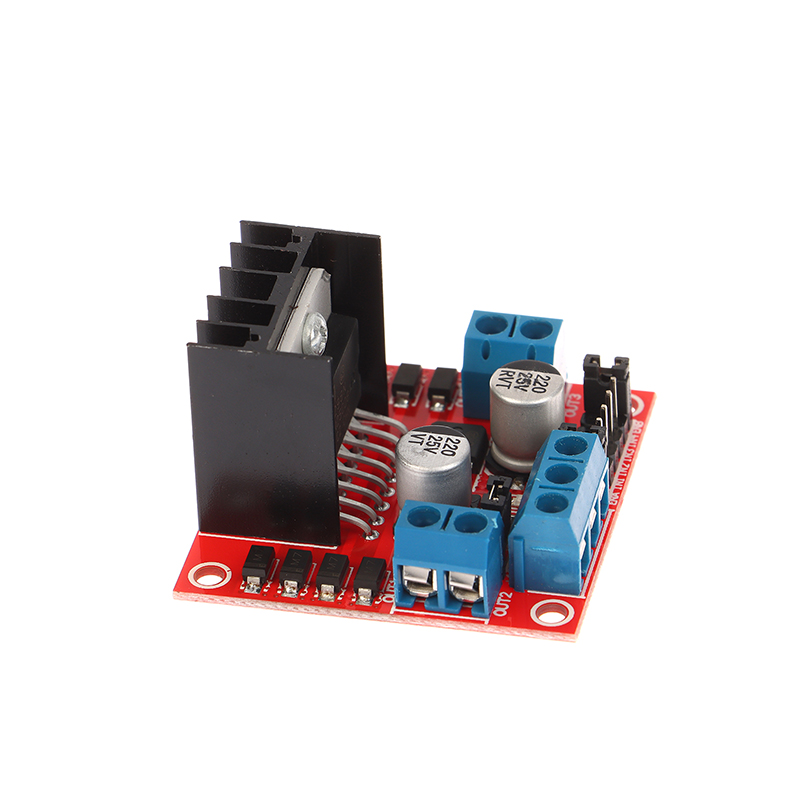ไดรเวอร์มอเตอร์กระแสตรงกำลังสู - Motor Driver L298N บทวิจารณ์และราคา