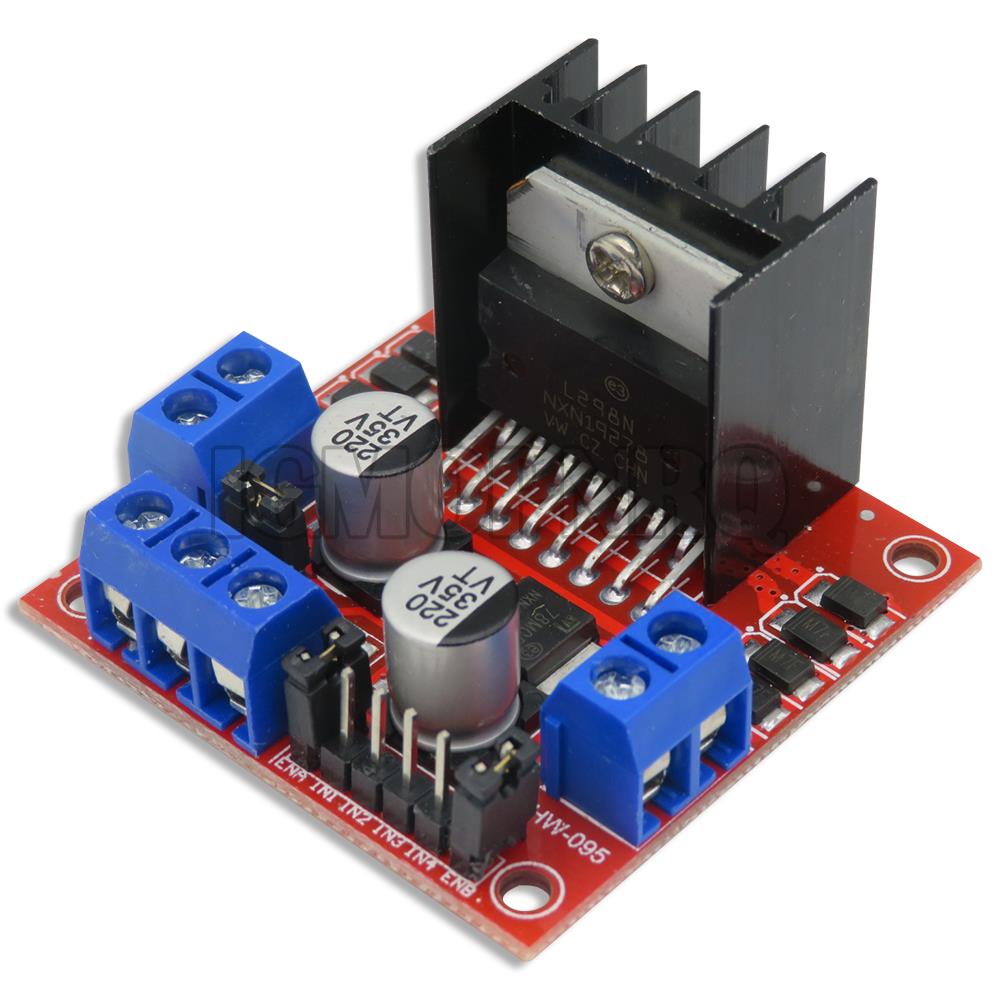 แผงวงจรไดรเวอร์ L298N 298N สเต - Motor Driver L298N บทวิจารณ์และราคา