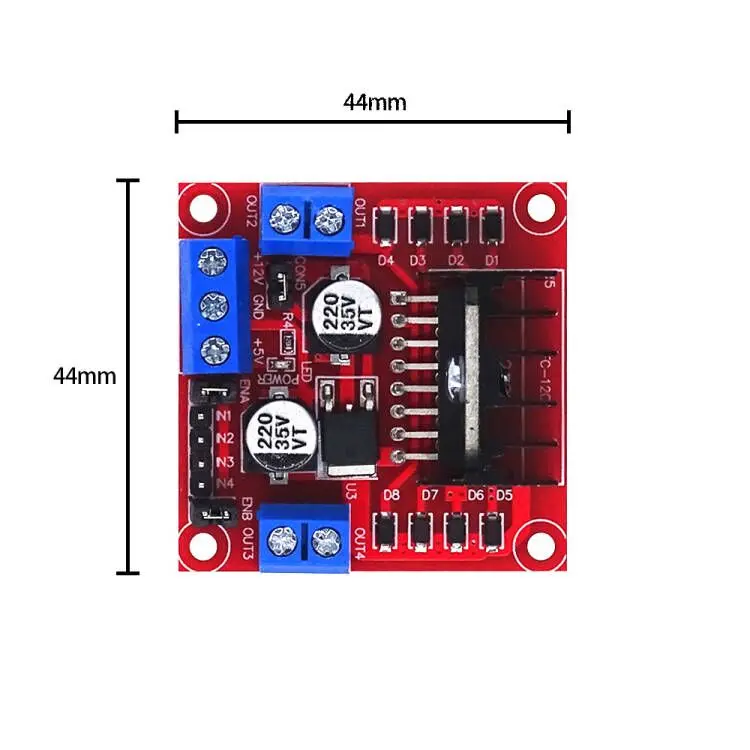 โมดูล L298N บอร์ดควบคุมมอเตอร์ - Motor Driver L298N บทวิจารณ์และราคา
