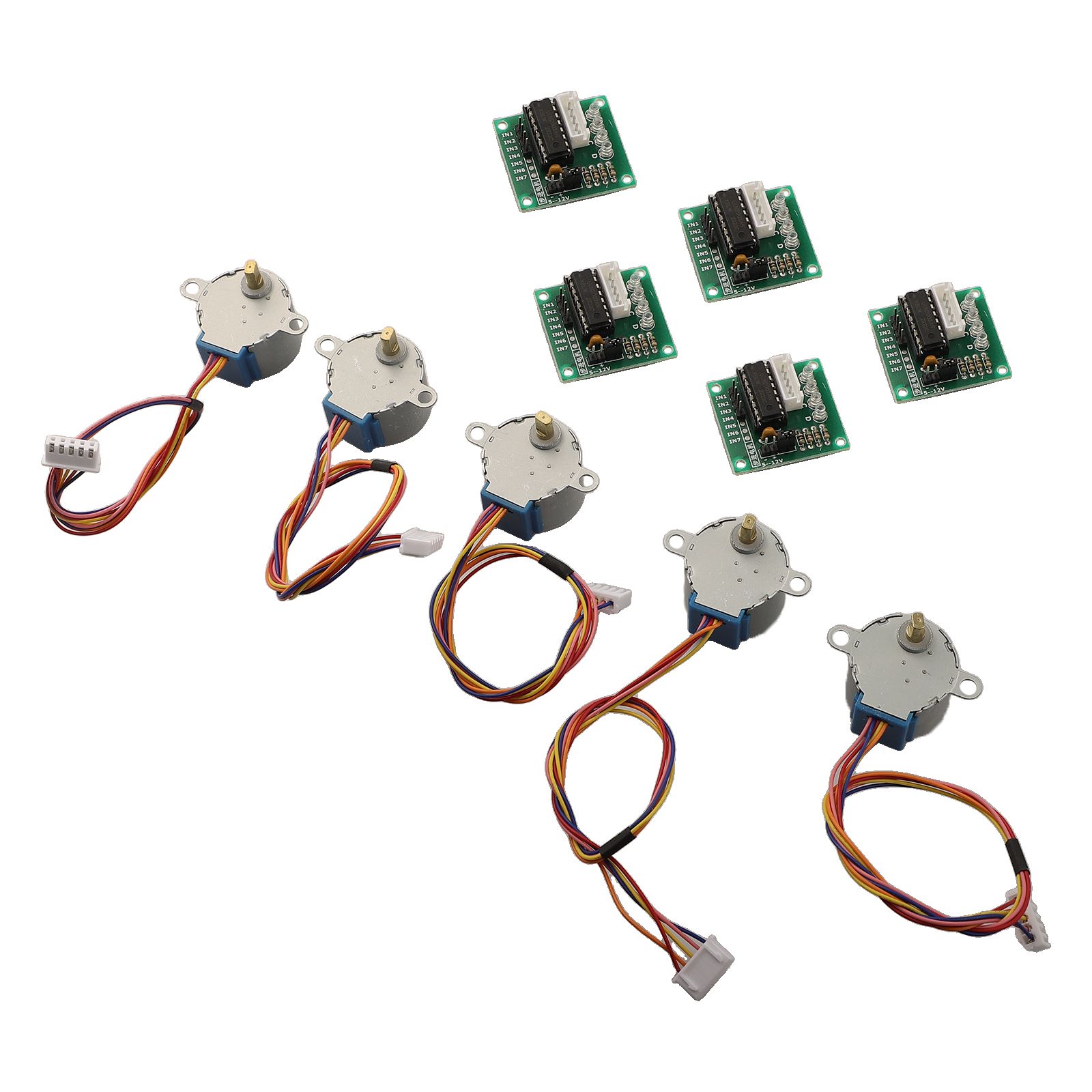 มอเตอร์สเต็ปเปอร์ 4 เฟส DC 5V  - Uln2003 Driver บทวิจารณ์และราคา
