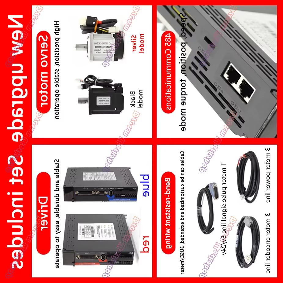 ชุดไดรฟ์เซอร์โวมอเตอร์ AC 220V - Servo Kit บทวิจารณ์และราคา