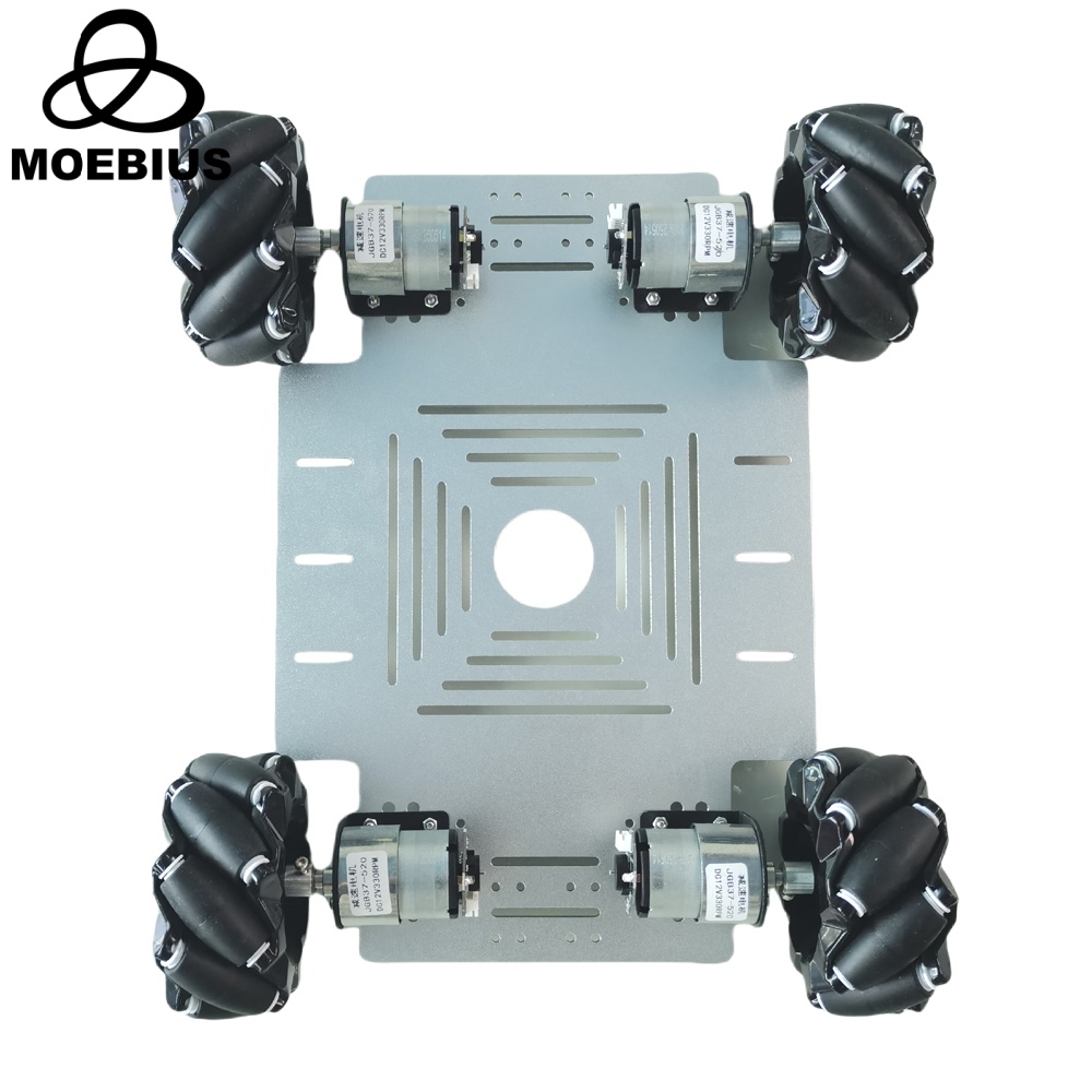 ชุดประกอบรถหุ่นยนต์ล้อเมคานัม  - Ros Robot บทวิจารณ์และราคา