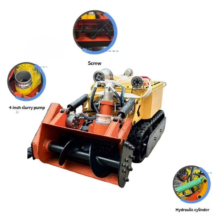 หุ่นยนต์ขุดลอกแบบติดตั้งบนสายพ - Robot Track บทวิจารณ์และราคา