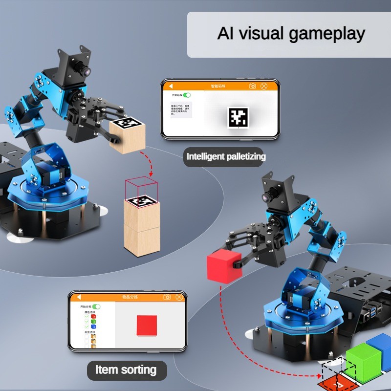 แขนหุ่นยนต์ 6 องศาอิสระ พร้อมก - Ros Robot บทวิจารณ์และราคา