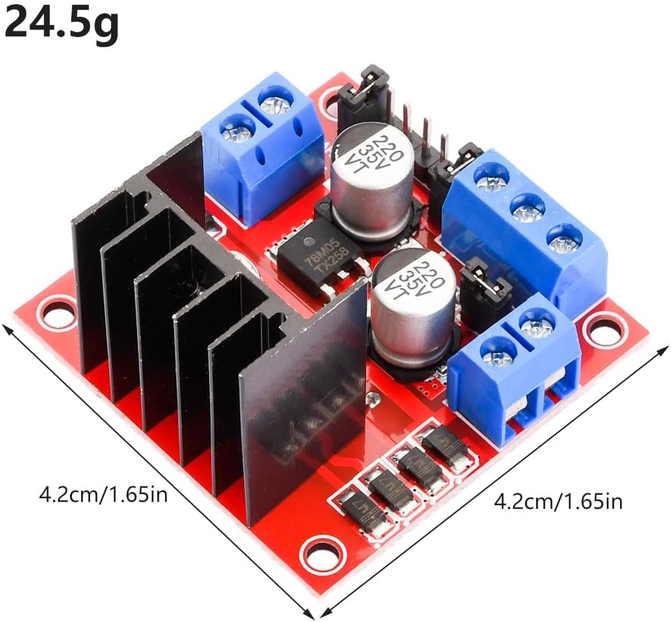 L298N โมดูลบอร์ด L298N stepper - Motor Driver L298N บทวิจารณ์และราคา