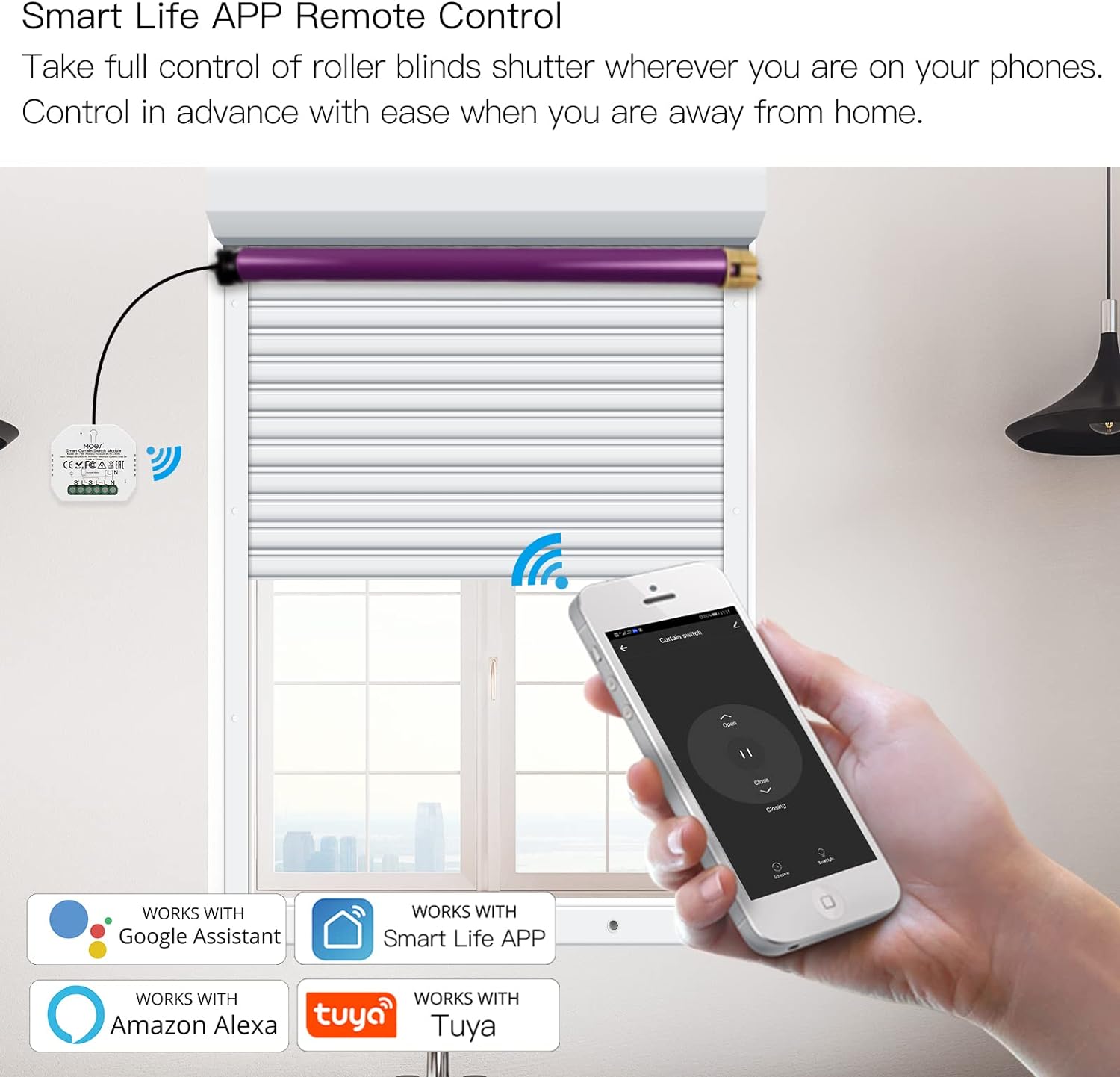 Tuya WiFi Zigbee3.0 สมาร์ทผ้าม - Motor Driver Module บทวิจารณ์และราคา