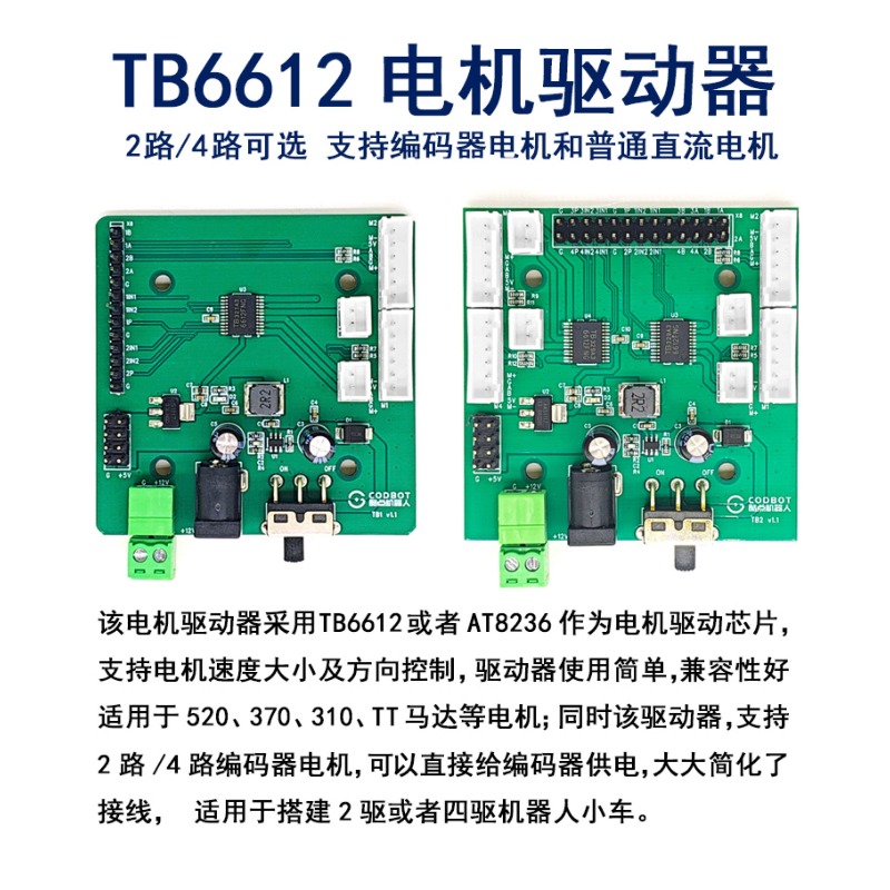 โมดูลขับเคลื่อนมอเตอร์ TB6612  - Motor Driver L298N บทวิจารณ์และราคา
