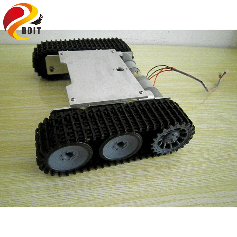 RC ชุดหุ่นยนต์ถังรถแชสซีสําหรั - Tracked Robot Chassis บทวิจารณ์และราคา