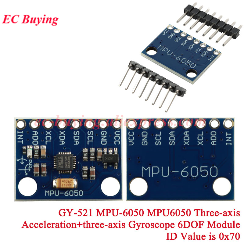 1-10 ชิ้น GY-521 MPU-6050 MPU6 - Accelerometer Mpu6050 บทวิจารณ์และราคา