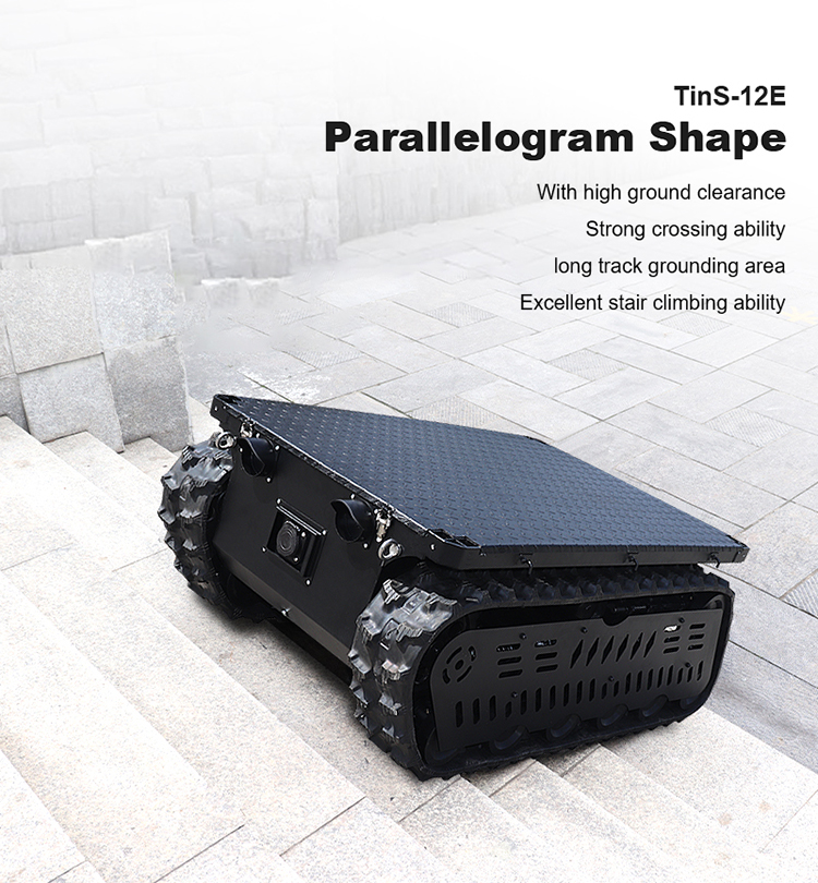 แชสซีหุ่นยนต์ตีนตะขาบ RC รับน้ - Tracked Robot Chassis บทวิจารณ์และราคา