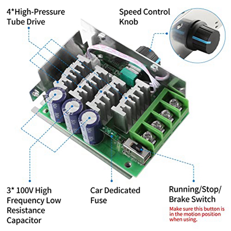 ตัวควบคุมความเร็วมอเตอร์ DC ตั - Dc Motor บทวิจารณ์และราคา