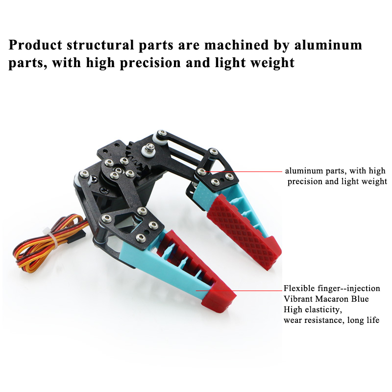 กรงเล็บหุ่นยนต์แบบยืดหยุ่นรุ่น - Robot Gripper Claw บทวิจารณ์และราคา