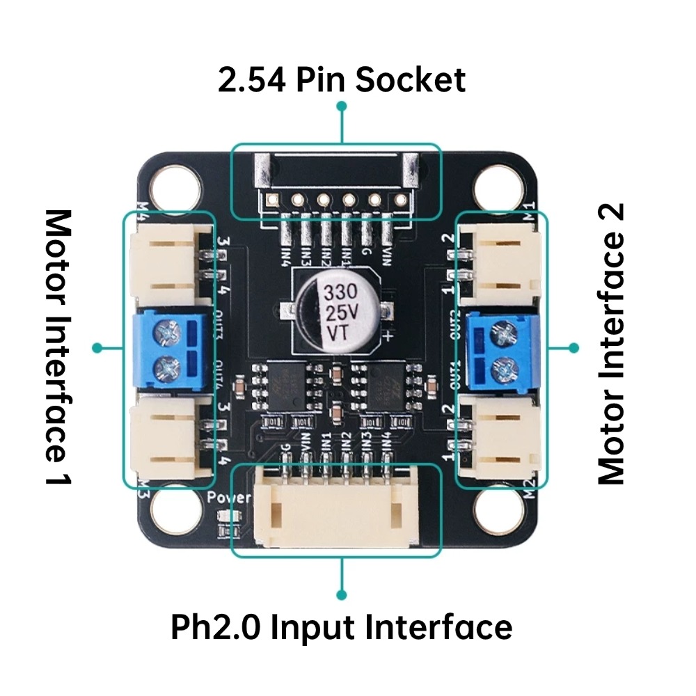 ชุดมอเตอร์ 4 TT และชุดไดรเวอร์ - Motor Driver L298N บทวิจารณ์และราคา