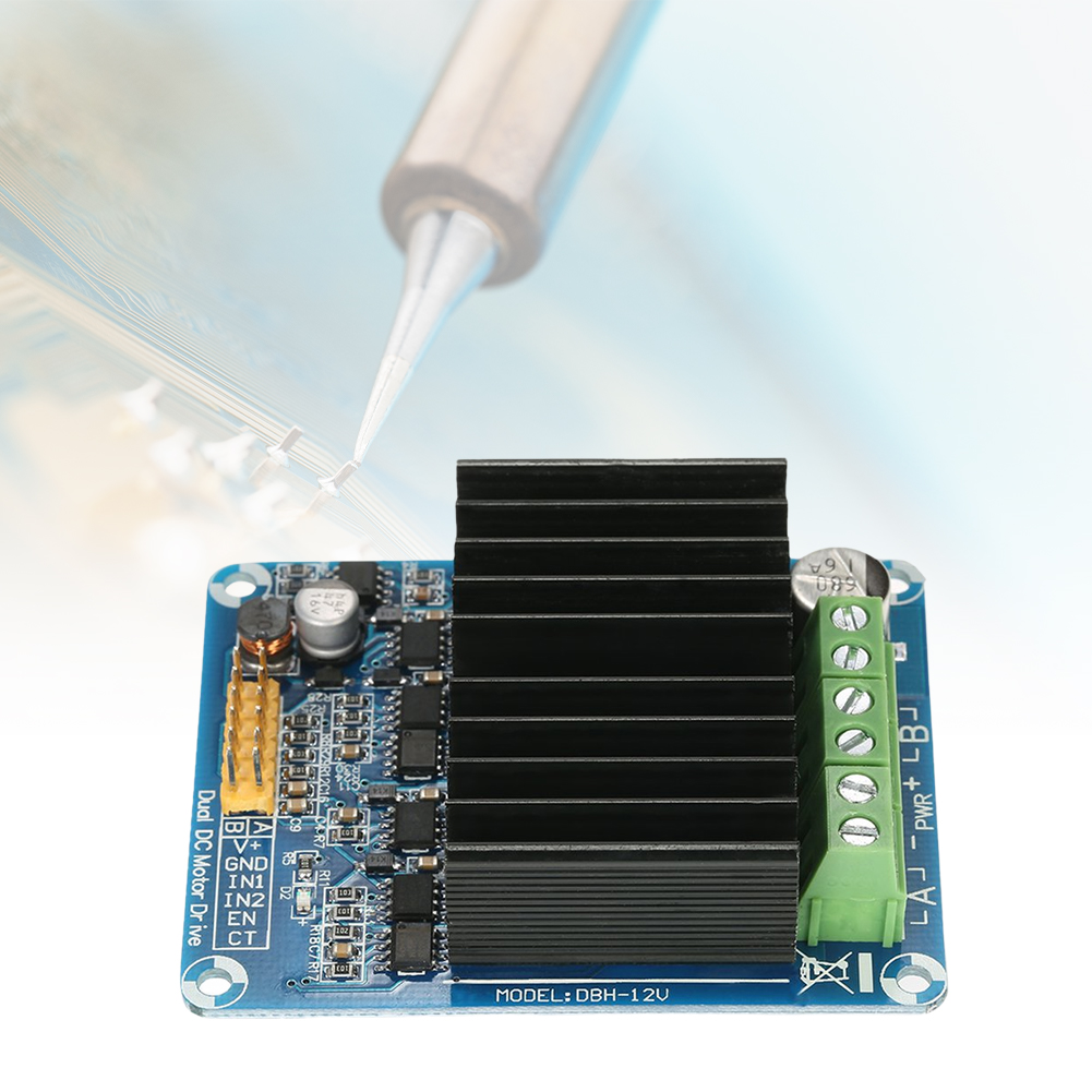 ตัวควบคุมความเร็วมอเตอร์ DC แบ - Motor Driver Module บทวิจารณ์และราคา