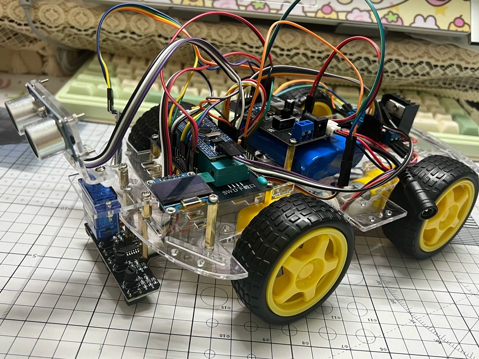 ชุดคิทรถหุ่นยนต์ขนาดเล็ก STM32 - Robot Bluetooth Car บทวิจารณ์และราคา