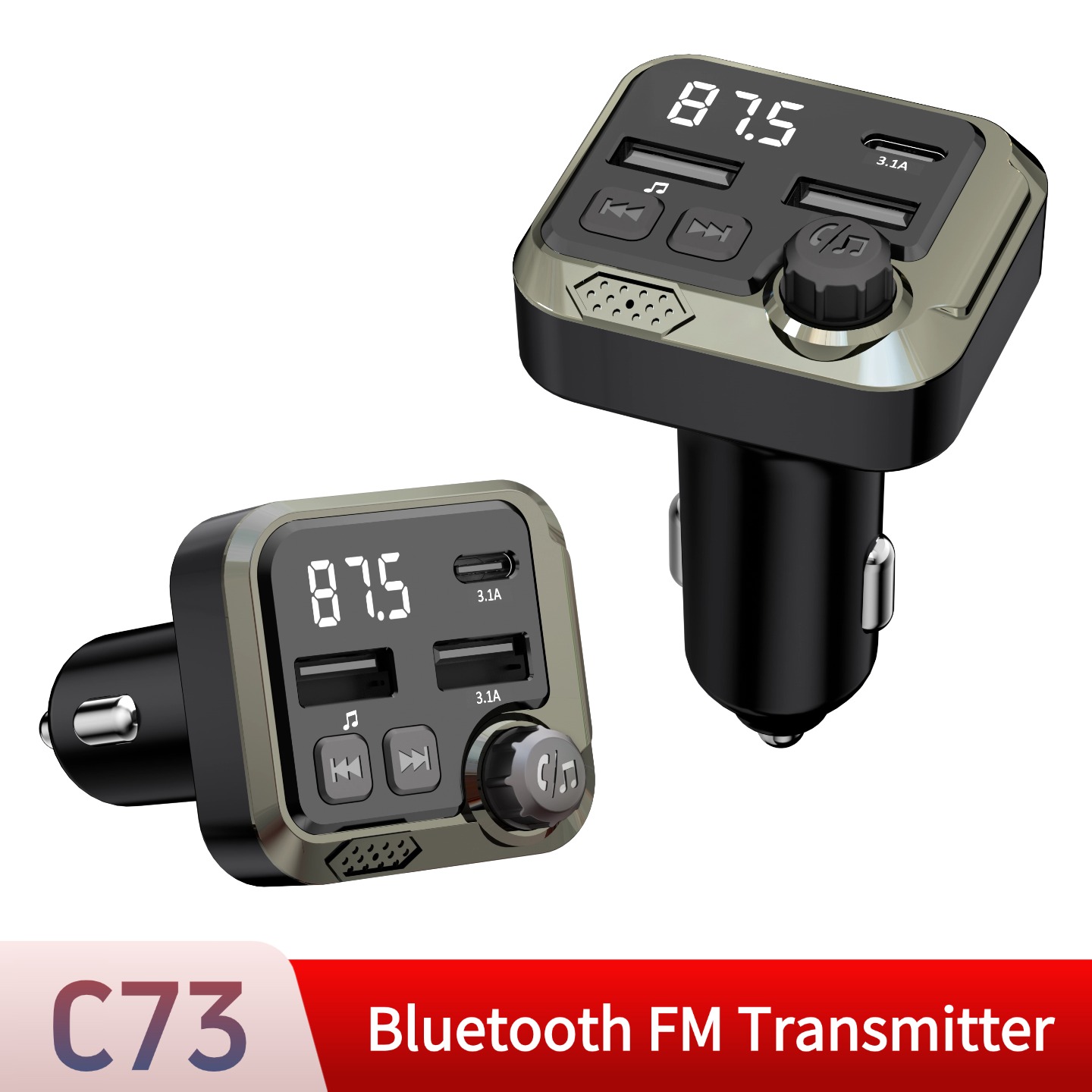 เครื่องส่งสัญญาณบลูทูธในรถยนต์ - Robot Bluetooth Car บทวิจารณ์และราคา