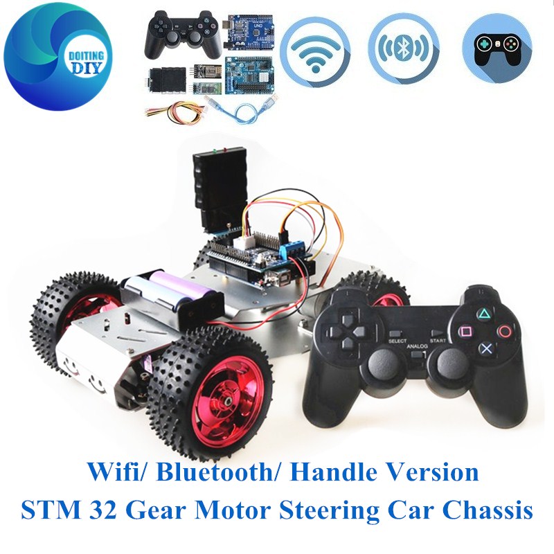 การควบคุมบลูทูธ STM 32 เกียร์ม - Robot Bluetooth Car บทวิจารณ์และราคา