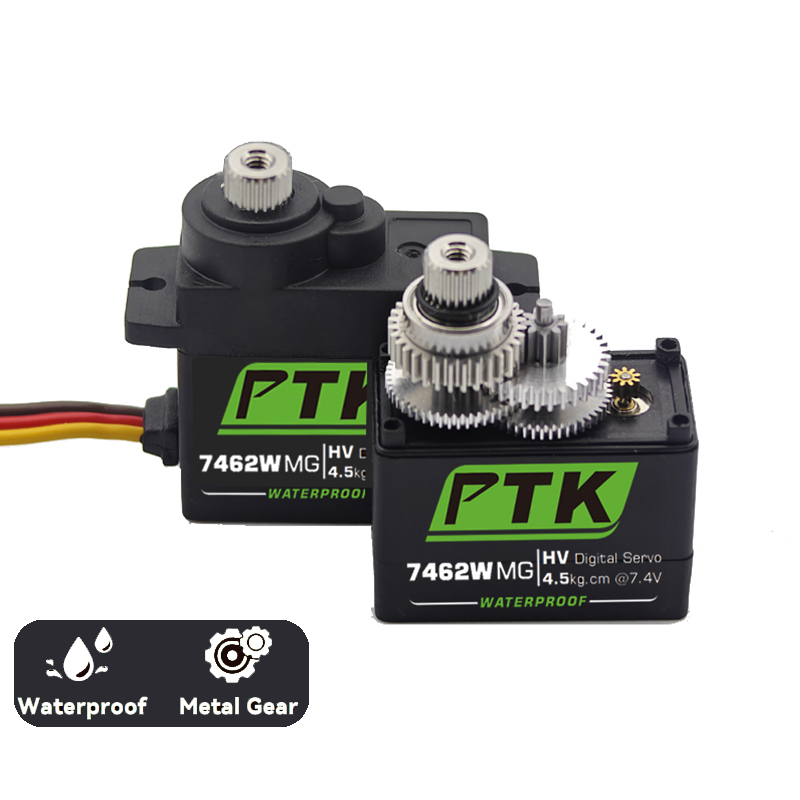 PTK 7462W MG เกียร์โลหะ 9g mic - Micro Servo บทวิจารณ์และราคา
