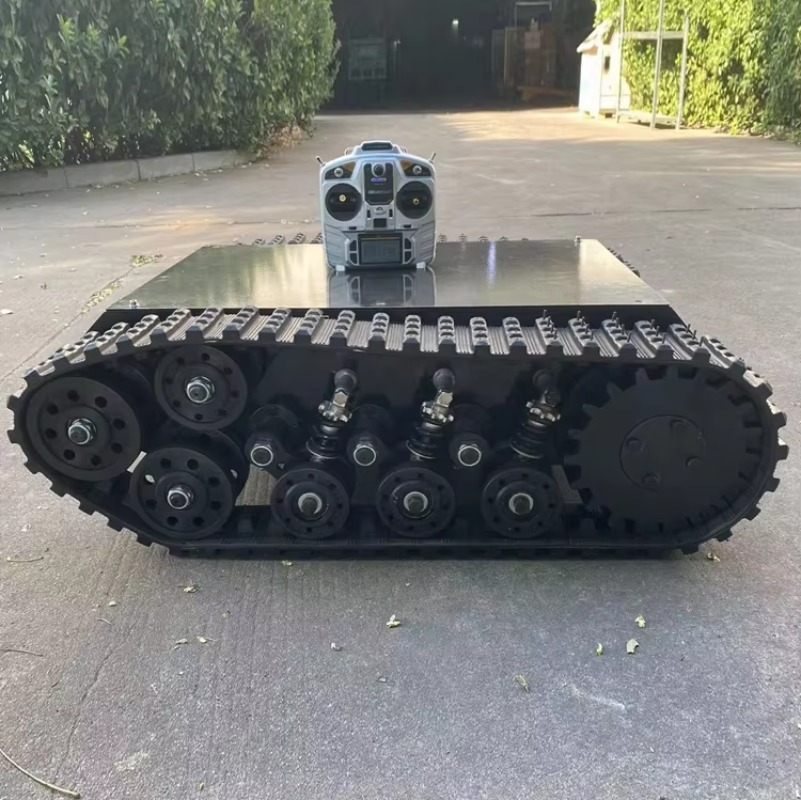 โครงรถหุ่นยนต์ควบคุมระยะไกลอัจ - Tracked Robot Chassis บทวิจารณ์และราคา