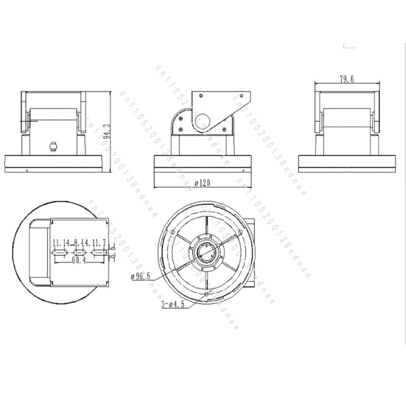 ขายึดแพน-ทิลต์ไฟฟ้า RS485 สำหร - Pan Tilt Bracket บทวิจารณ์และราคา