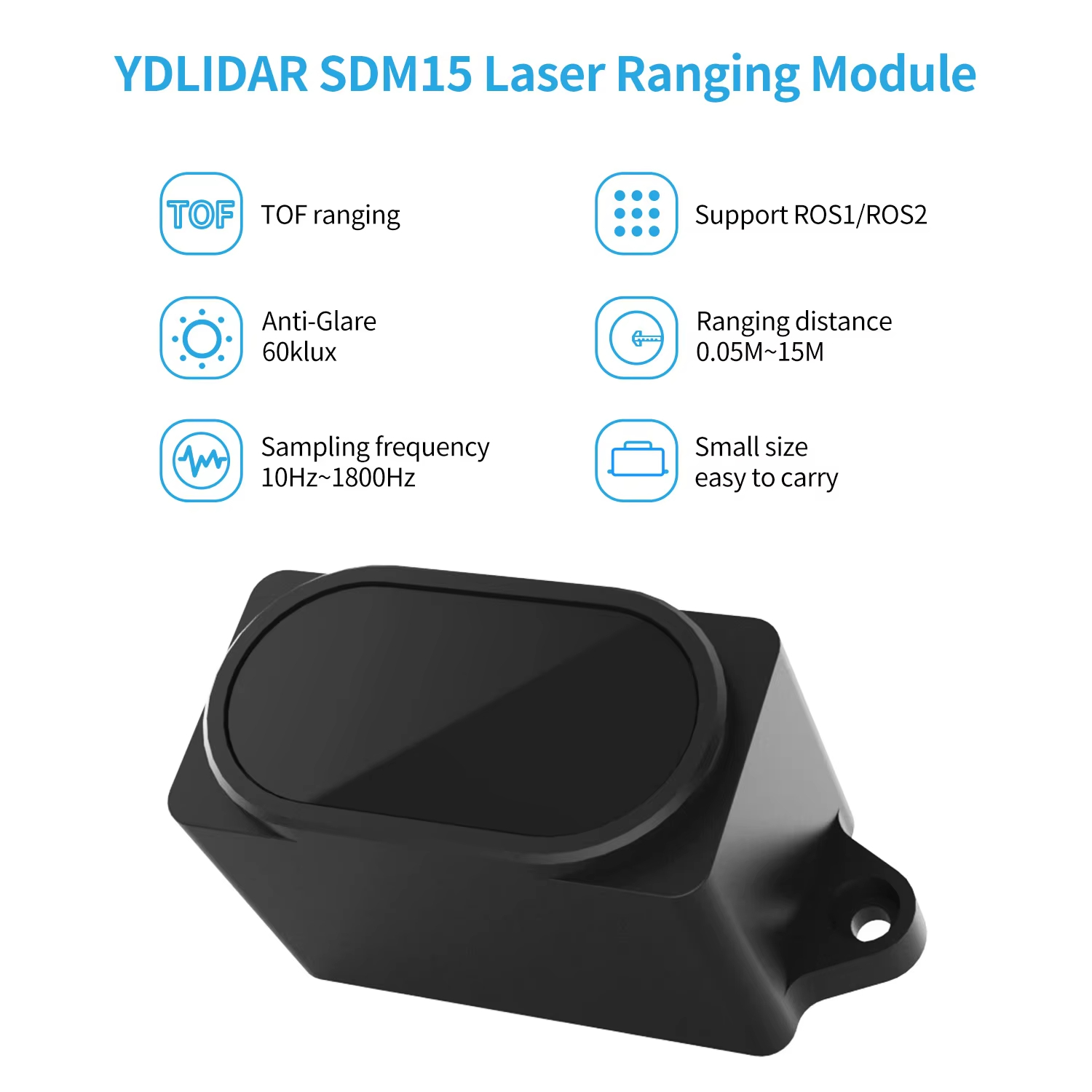 YDLIDAR SDM15/SDM18 โมดูลวัดระ - Ros Robot บทวิจารณ์และราคา