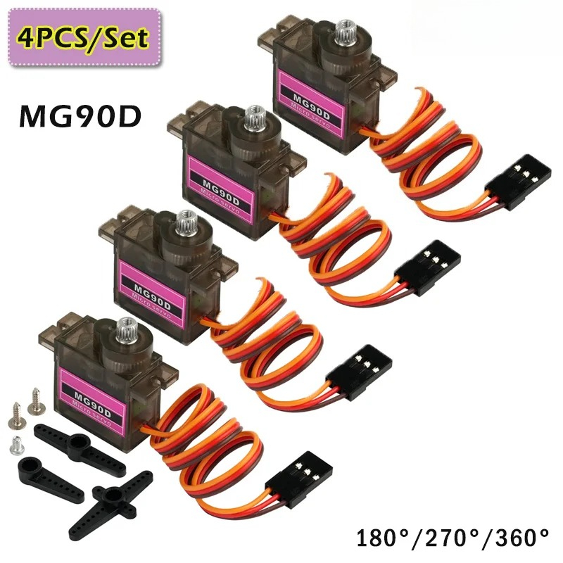 4CPS/ชุด 9g MG90D ไมโครดิจิตอล - Micro Servo บทวิจารณ์และราคา