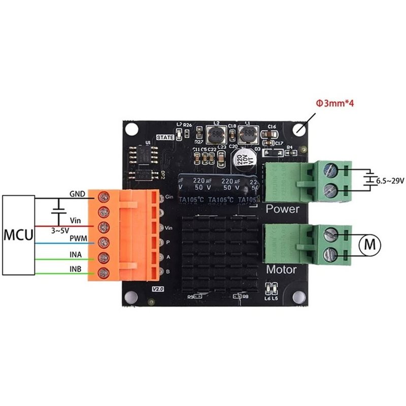 AT02-12V 24V 16A โมดูลขับมอเตอ - Motor Driver Module บทวิจารณ์และราคา