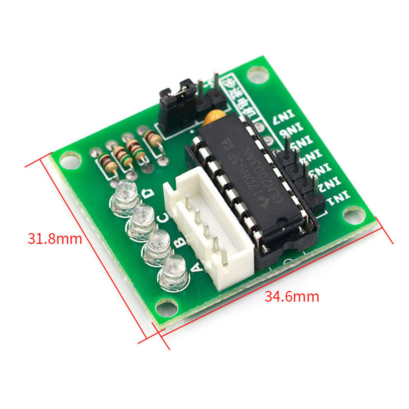 มอเตอร์สเต็ปเปอร์ 5V ขนาด 28 ม - Uln2003 Driver บทวิจารณ์และราคา