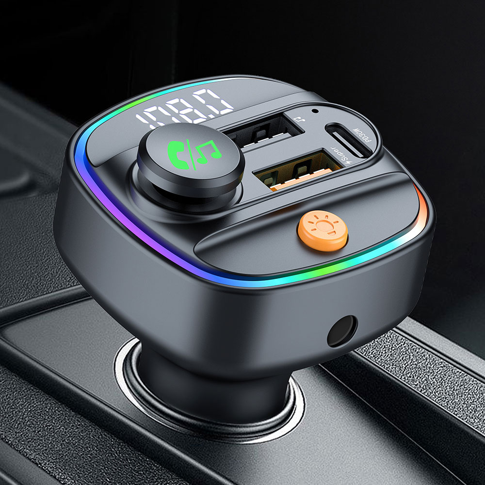 บลูทูธ 5.4 เครื่องส่งสัญญาณ FM - Robot Bluetooth Car บทวิจารณ์และราคา
