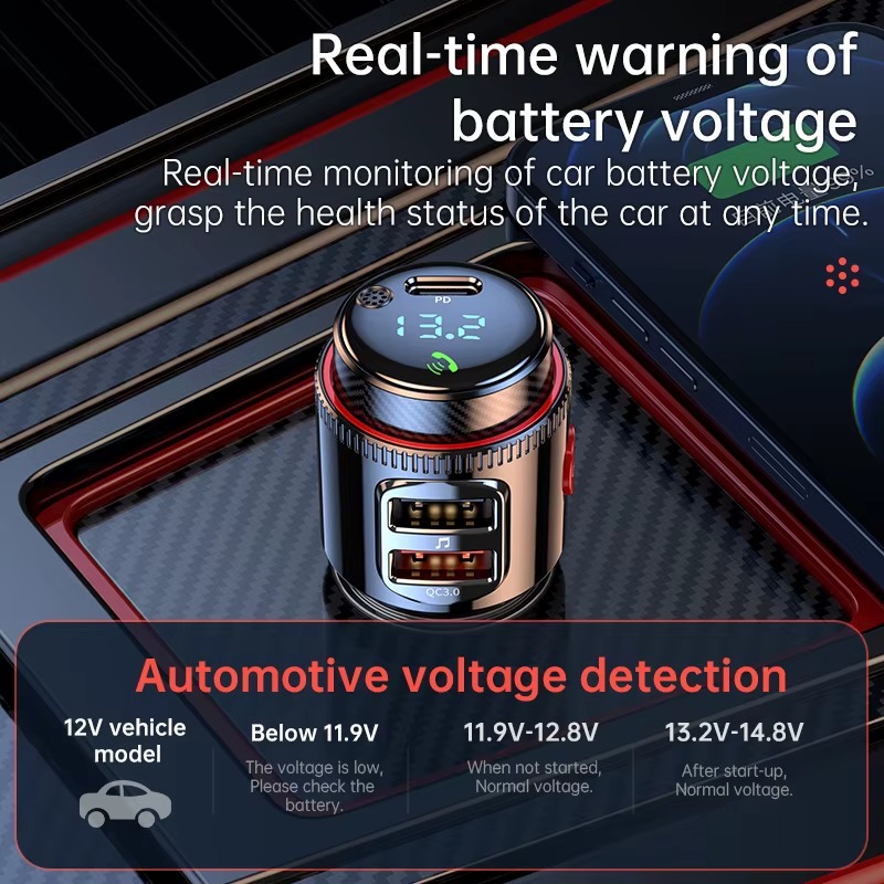 3.0 บลูทูธเครื่องเล่น MP3 ในรถ - Robot Bluetooth Car บทวิจารณ์และราคา