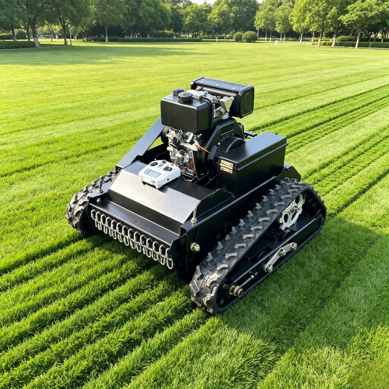 เครื่องตัดหญ้าแบบใบมีดหมุน 4 จ - Robot Track บทวิจารณ์และราคา